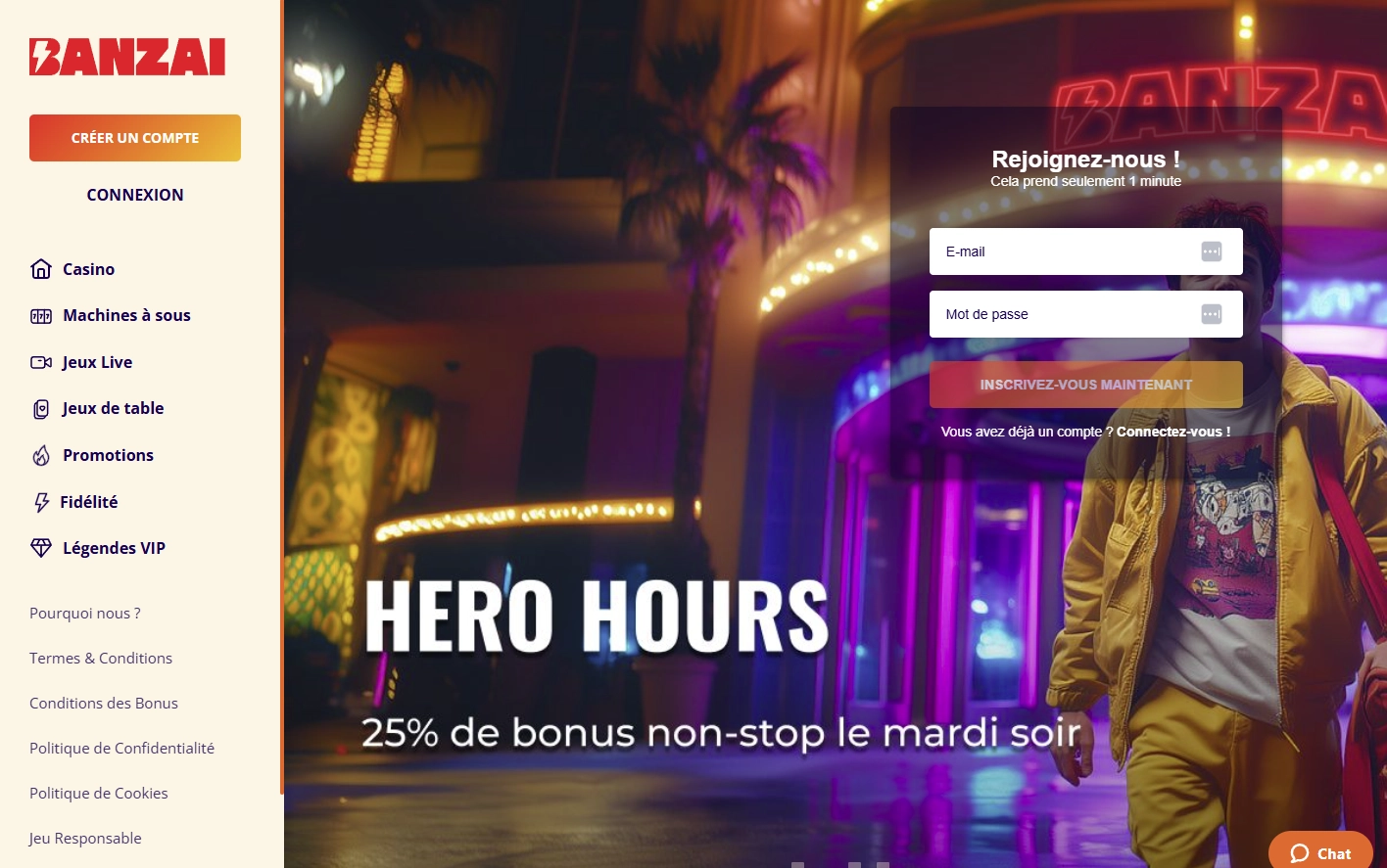 Banzai Casino France